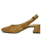 Darsy Suede Heel Slingback