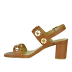 Livie Leather Heel Ornament Sandal