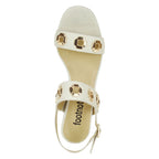 Livie Leather Heel Ornament Sandal