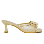 Maddy Mesh Bow Heel Slide
