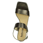Maida Metallic Leather Platform Sandal