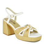 Mina Raffia Knotted Sandal