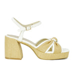 Mina Raffia Knotted Sandal