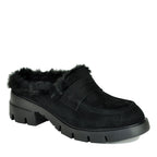 Nety Suede Fur Platform Mule