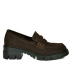 Nevis Suede Lug Heel Loafer
