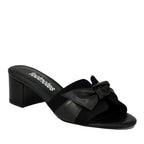 Ozane Canvas Leather Bow Slide