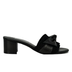 Ozane Canvas Leather Bow Slide