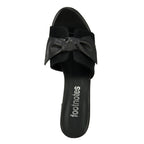 Ozane Canvas Leather Bow Slide