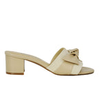 Ozane Canvas Leather Bow Slide