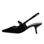 Payge Suede Patent Heel Sling