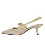 Payge Suede Patent Heel Sling