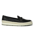 Quarzi Leather Perforated Flat Espadrille