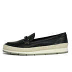 Quarzi Leather Perforated Flat Espadrille