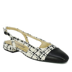 Tisha Boucle Cap Toe Sling