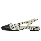 Tisha Boucle Cap Toe Sling