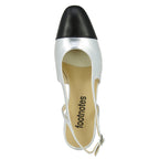 Tisha Leather Cap Toe Slingback