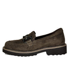 Zimmy Suede Ornamental Closed Flat