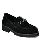Zoxfo Suede Chain Loafer
