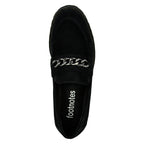 Zoxfo Suede Chain Loafer