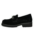 Zoxfo Suede Chain Loafer