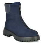Zudora Suede Front Zipper Bootie