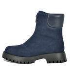 Zudora Suede Front Zipper Bootie