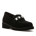 Zumy Suede Flat Ornament Loafer