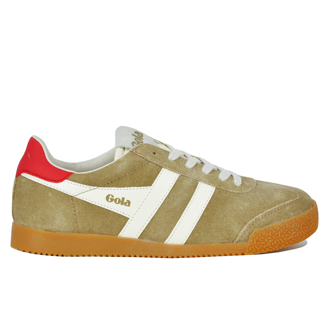 Gola Elan Sneaker - Caramel & White & Red