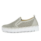 Tulip-141 Nubuck Platform Slip On
