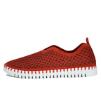 Tulip Suede Flat Slip On