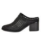 Caps Woven Heel Mule