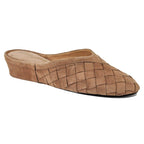 4640 Woven Suede Wedge Slipper