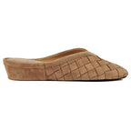 4640 Woven Suede Wedge Slipper