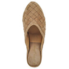 4640 Woven Suede Wedge Slipper