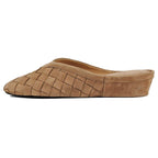 4640 Woven Suede Wedge Slipper