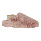 Alyssa Fur Elastic Sling Slipper