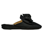 Maya Satin Bow Slipper