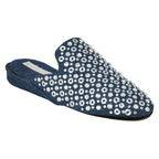 Melody Denim Metal Rivit Slipper