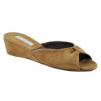 Pillow Suede Open Toe Slipper