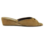 Pillow Suede Open Toe Slipper