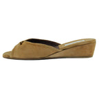Pillow Suede Open Toe Slipper