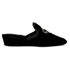 Royalty Velvet Crest Slipper