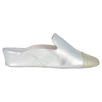Stacy Metallic Cap Toe Slipper
