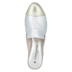 Stacy Metallic Cap Toe Slipper