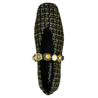 Amarissa-2 Tweed Strap Ornament Ballet