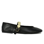 Bequest Leather Ornamental Strap Ballet