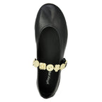 Bequest Leather Ornamental Strap Ballet