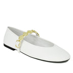Bequest Leather Ornamental Strap Ballet
