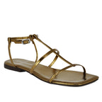 Corinth Leather Flat Strappy Sandal