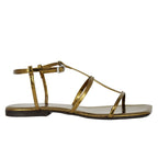 Corinth Leather Flat Strappy Sandal